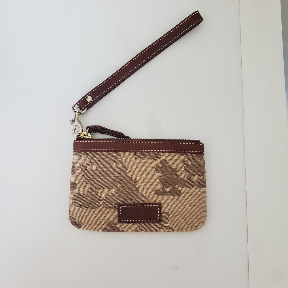 Dooney and Bourke Mickey Mouse wristlet purse